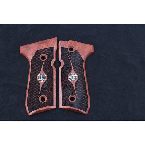 KSD Brand Beretta 92FS, 92, 92F, 92A1, 92FS INOX, 92G, 92D, 96, 96D,, Rosewood Grips