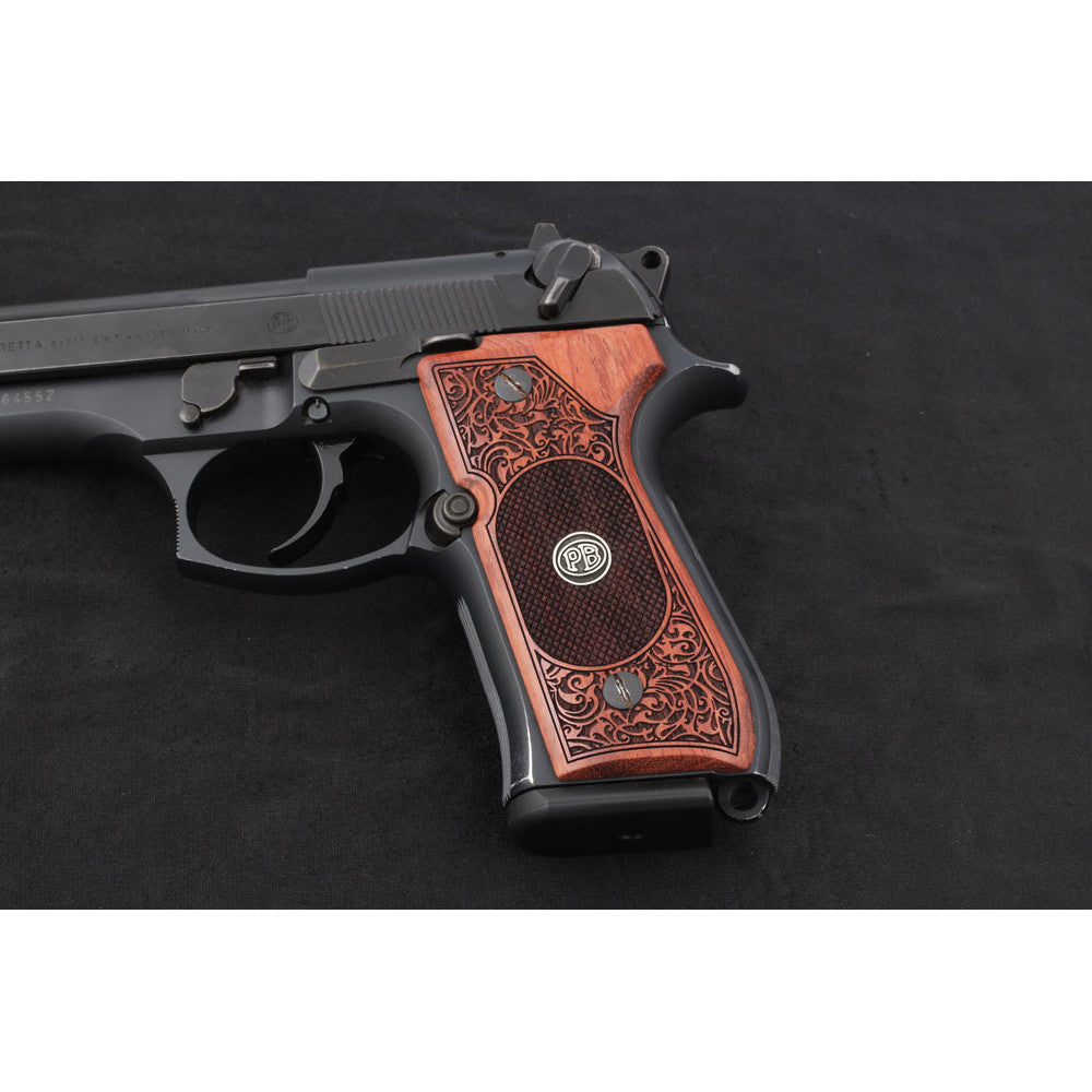 KSD Brand Beretta 92FS, 92, 92F, 92A1, 92FS INOX, 92G, 92D, 96, 96D,, Rosewood Grips