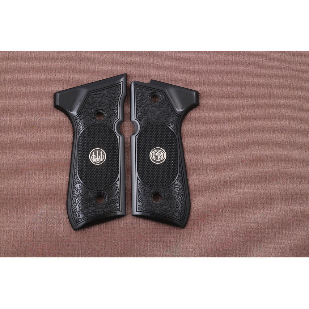 KSD Brand Beretta 92FS, 92, 92F, 92A1, 92FS INOX, 92G, 92D, 96, 96D,, Acrylic Black Grips