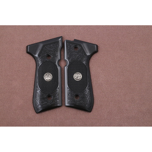 KSD Brand Beretta 92FS, 92, 92F, 92A1, 92FS INOX, 92G, 92D, 96, 96D,, Acrylic Black Grips