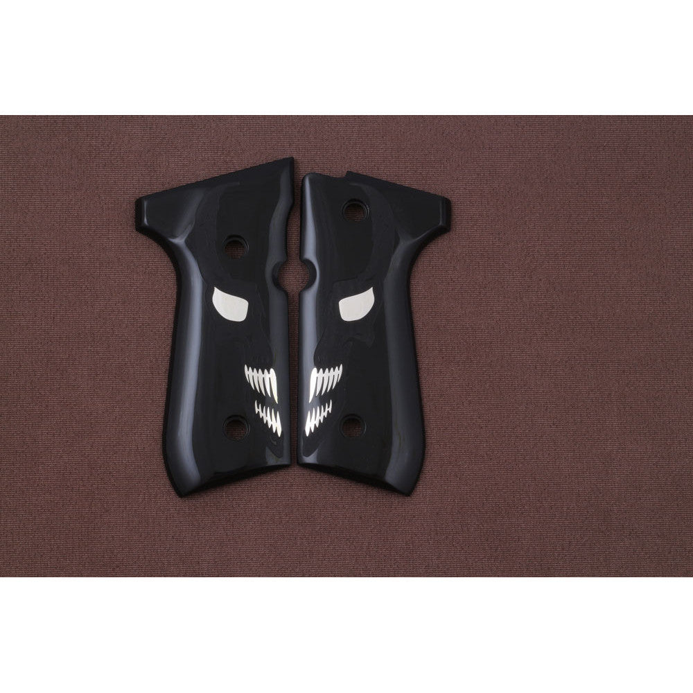 KSD Brand Beretta 92FS, 92, 92F, 92A1, 92FS INOX, 92G, 92D, 96, 96D,, Acrylic Black Grips