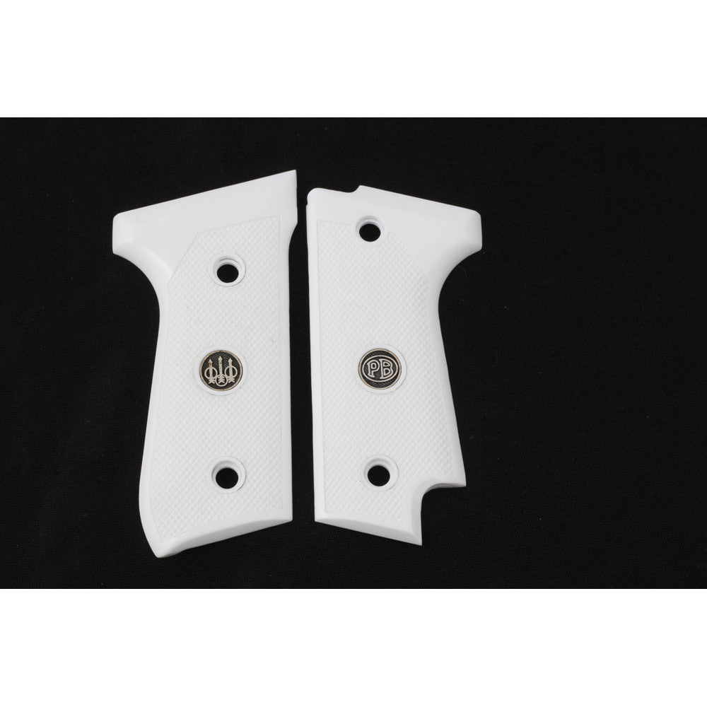 KSD Brand Beretta 92S, Acrylic White Grips