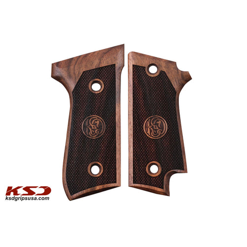 KSD Brand Beretta 92S Rare, Turkish Walnut Grips