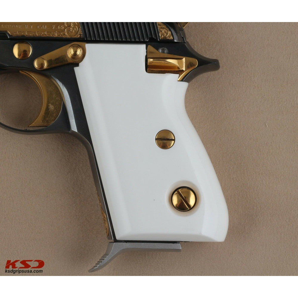 KSD Brand Beretta Mod 70 - 70 S - 71 PUMA, Acrylic White Grips