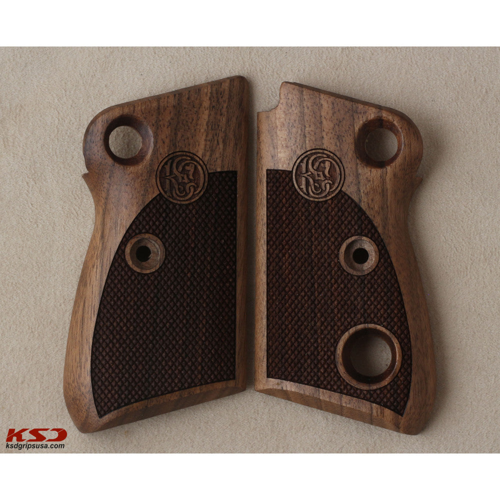 KSD Brand Beretta Mod 71 - 72 - 75 Jaguar, Turkish Walnut Grips