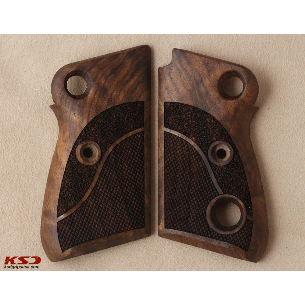 KSD Brand Beretta Mod 71 - 72 - 75 Jaguar, Turkish Walnut Grips
