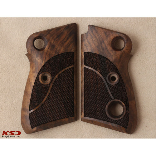 KSD Brand Beretta Mod 71 - 72 - 75 Jaguar, Turkish Walnut Grips