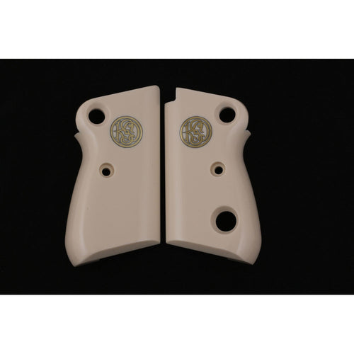 KSD Brand Beretta Mod 71 - 72 - 75 Jaguar, Acrylic Ivory Grips