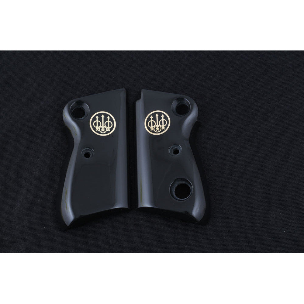 KSD Brand Beretta Mod 71 - 72 - 75 Jaguar, Acrylic Black Grips
