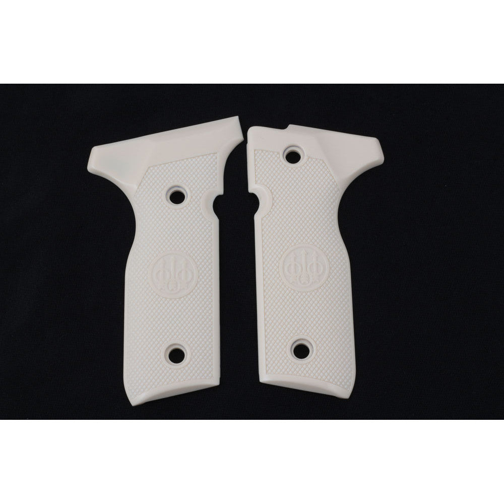KSD Brand Beretta Mod 8000 / 8040 F Stoeger, Acrylic White Grips