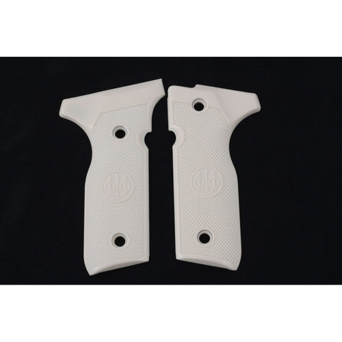 KSD Brand Beretta Mod 8000 / 8040 F Stoeger, Acrylic White Grips