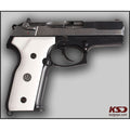 KSD Brand Beretta Mod 8000 / 8040 F Stoeger, Acrylic White Grips