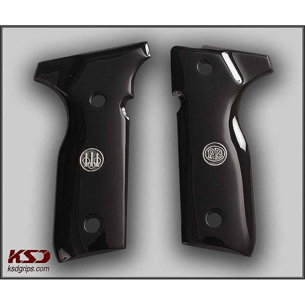 KSD Brand Beretta Mod 8000 / 8040 F Stoeger, Acrylic Black Grips