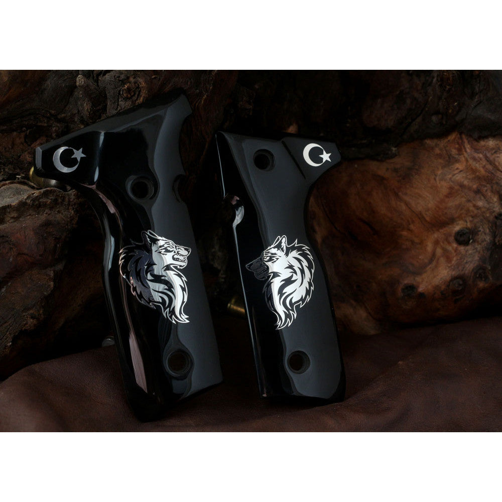 KSD Brand Beretta Mod 8000 / 8040 F Stoeger, Acrylic Black Grips