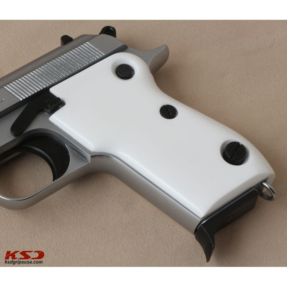 KSD Brand Beretta Mod 951, Acrylic White Grips