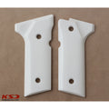 KSD Brand Beretta Vertec, 92X RDO Vertec, M9A3, Acrylic White Grips