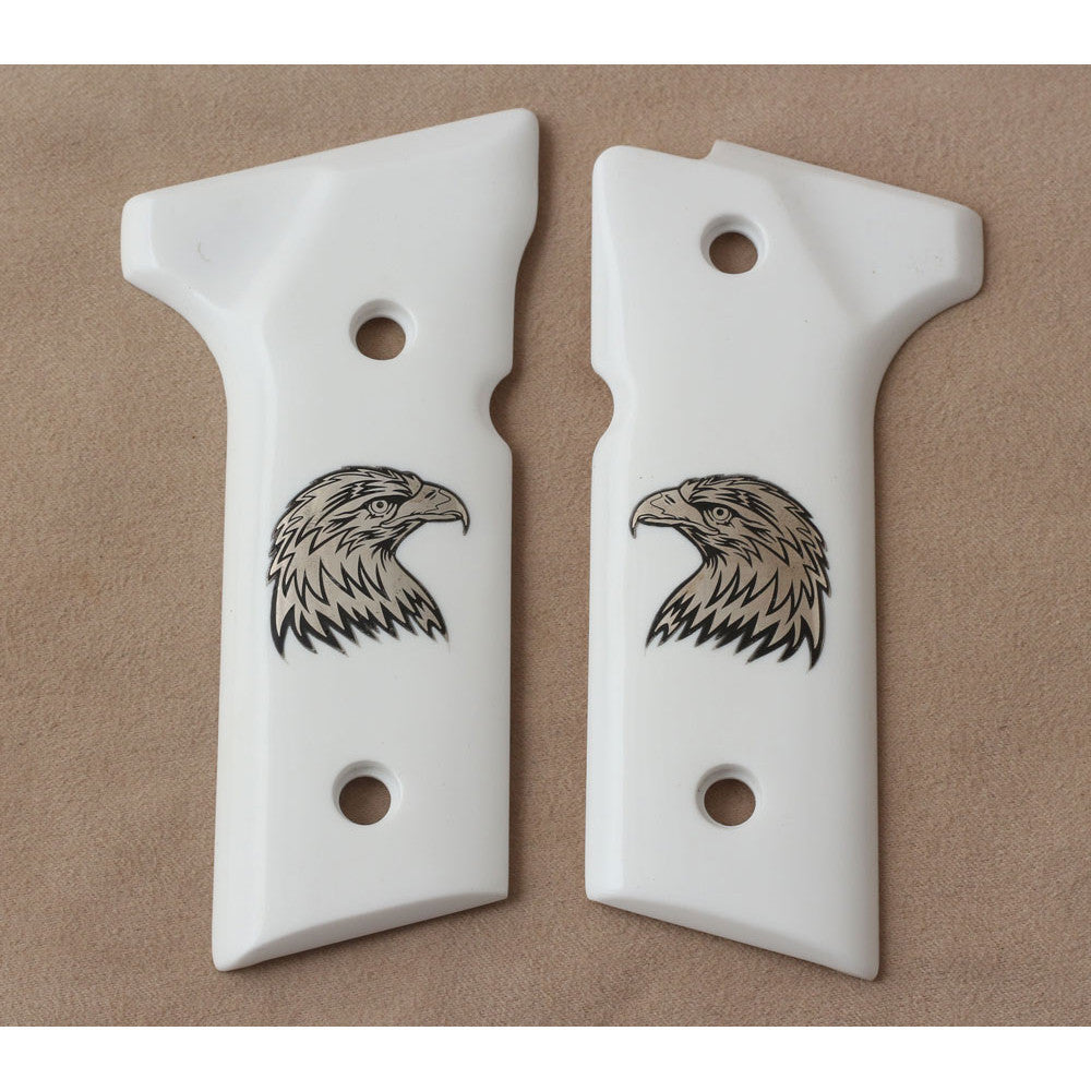 KSD Brand Beretta Vertec, 92X RDO Vertec, M9A3, Acrylic White Grips