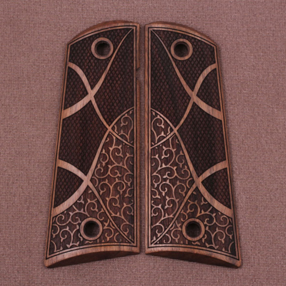KSD Brand Colt 1911 FIT Model, Turkish Walnut Grips