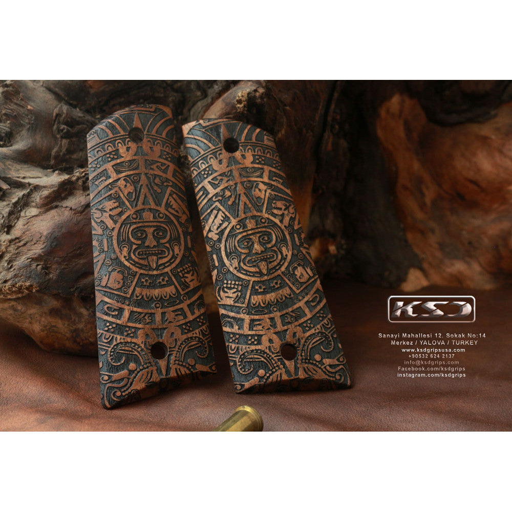 KSD Brand Colt 1911 FIT Model, Turkish Walnut Grips