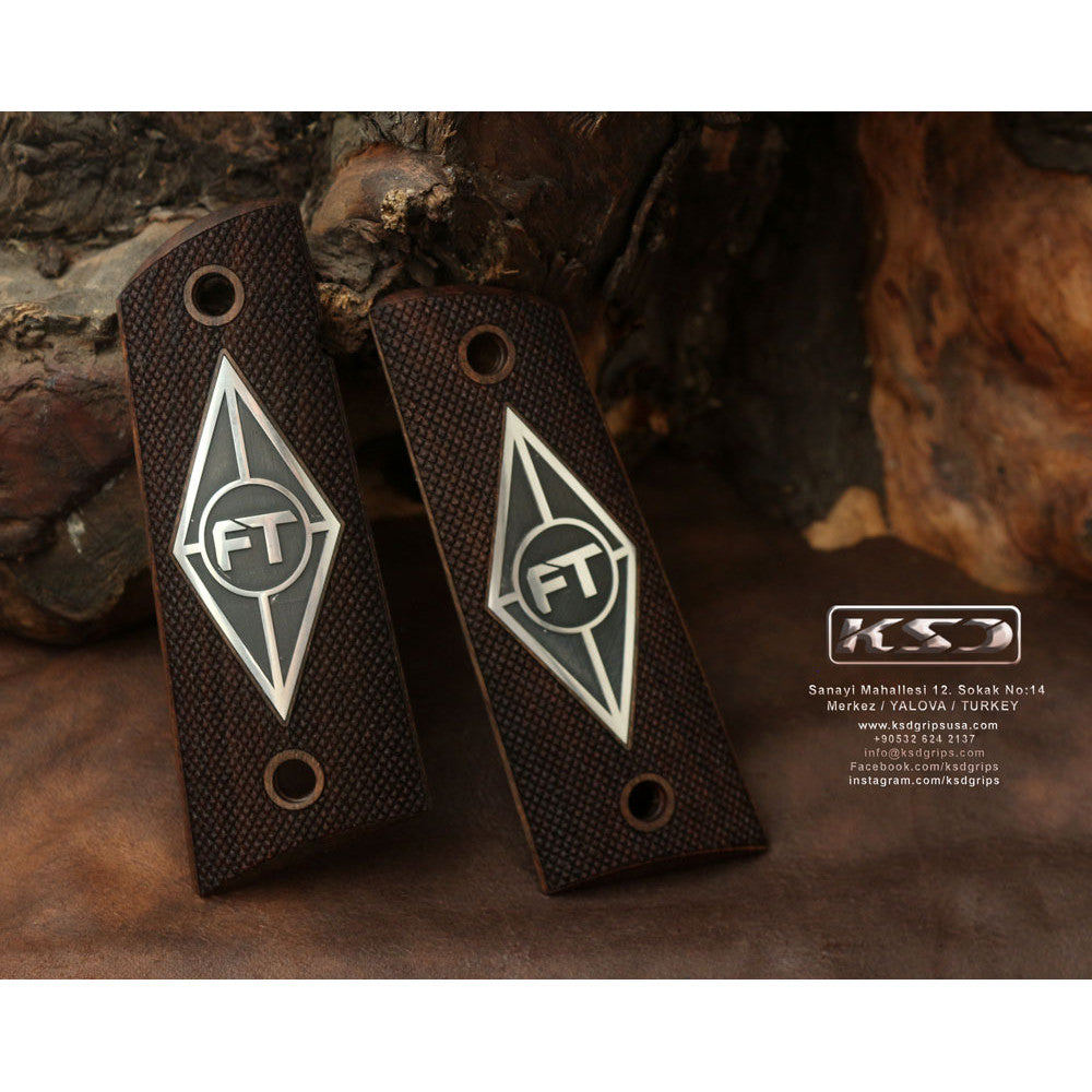 KSD Brand Colt 1911 FIT Model, Turkish Walnut Grips