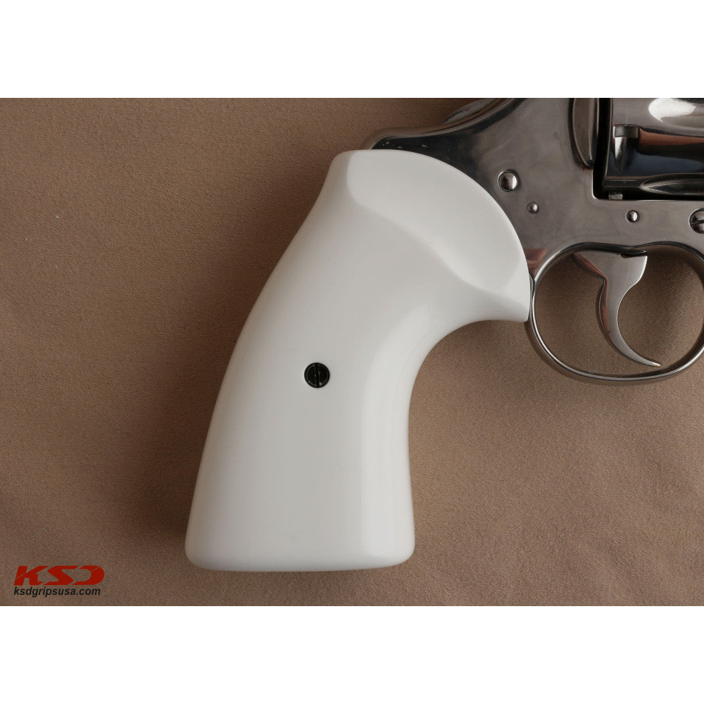 KSD Brand Colt Python, Acrylic White Grips