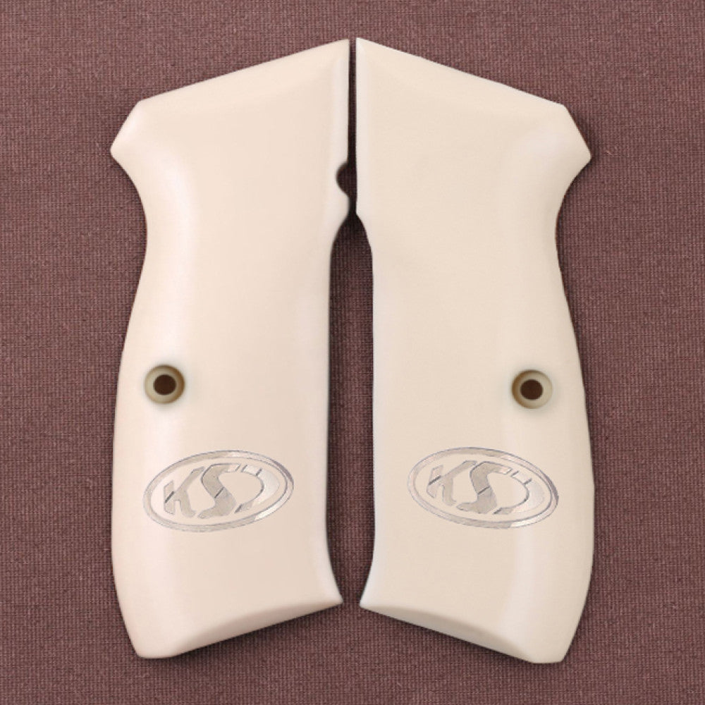 KSD Brand Cz 75B, 75BD, 85 KADET SHADOW1, Acrylic Ivory Grips