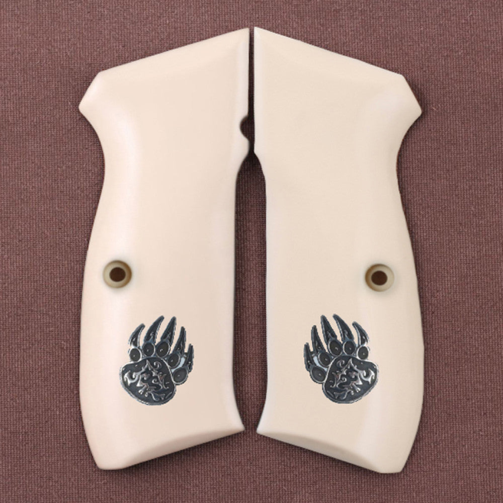 KSD Brand Cz 75B, 75BD, 85 KADET SHADOW1, Acrylic Ivory Grips