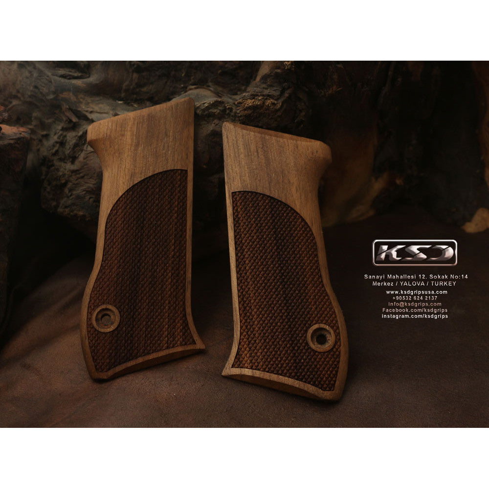 KSD Brand Jericho 941 F / FS, Turkish Walnut Grips