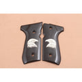 KSD Brand Beretta 92FS, 92, 92F, 92A1, 92FS INOX, 92G, 92D, 96, 96D,, Acrylic Black Grips