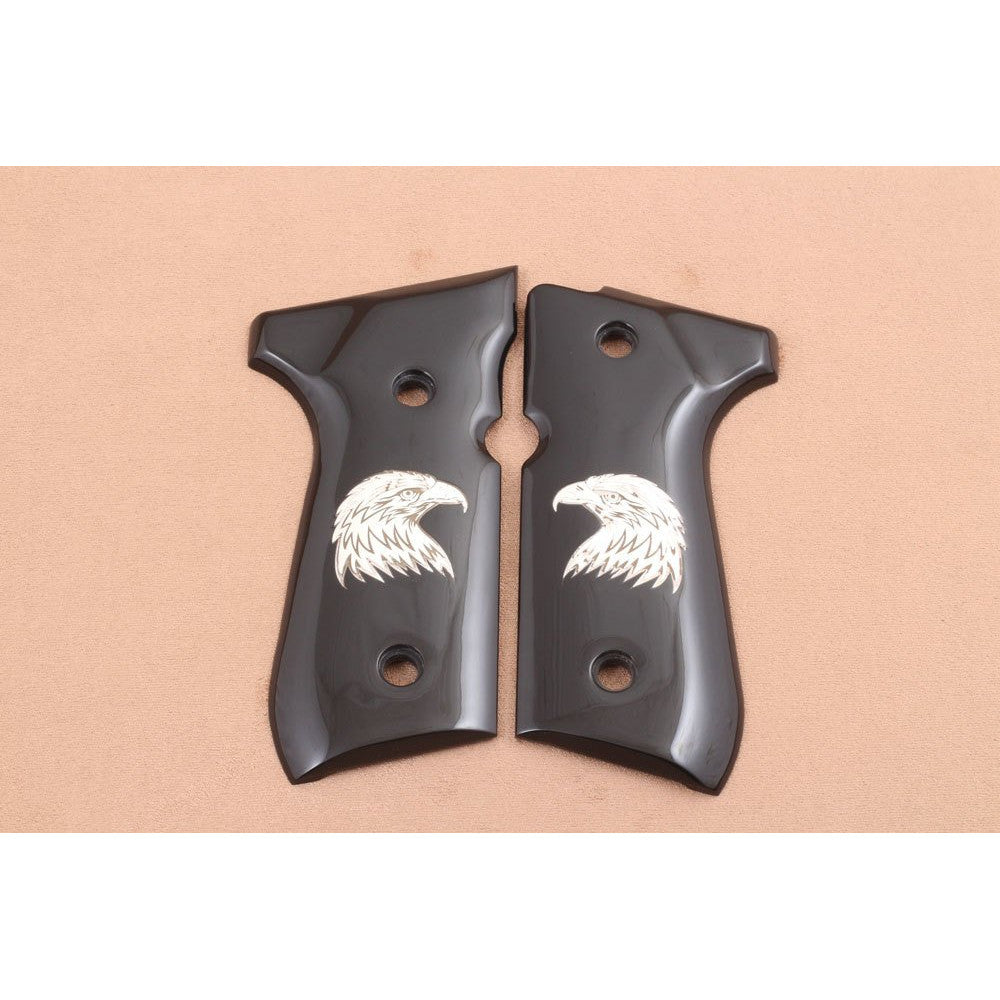 KSD Brand Beretta 92FS, 92, 92F, 92A1, 92FS INOX, 92G, 92D, 96, 96D,, Acrylic Black Grips