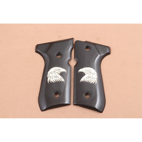 KSD Brand Beretta 92FS, 92, 92F, 92A1, 92FS INOX, 92G, 92D, 96, 96D,, Acrylic Black Grips