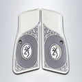 KSD Brand Browning MK3, Acrylic White Grips