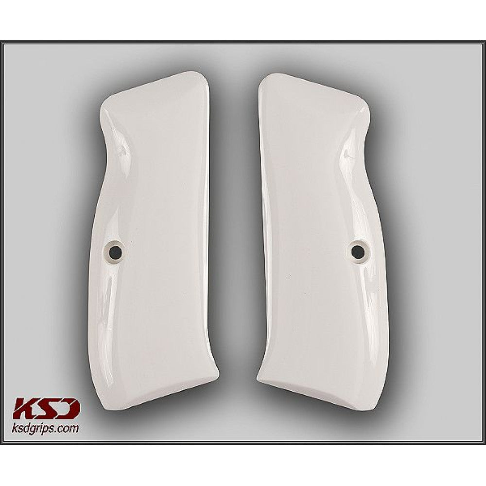 KSD Brand Cz 75 Full Size, Acrylic White Grips