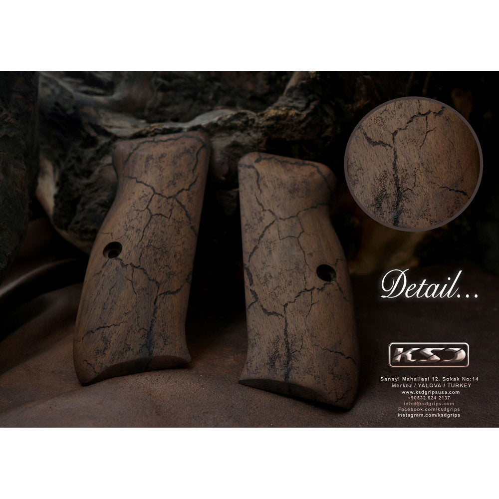 KSD Brand Cz 75 Full Size, Turkish Walnut Grips