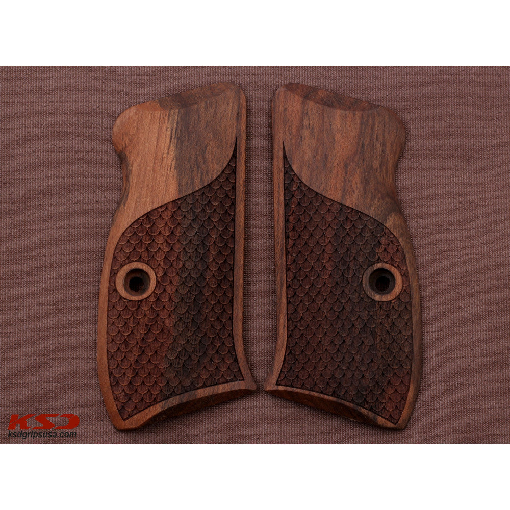 KSD Brand Cz Compact CZ 75 - 85 CZ P-01- P100 - C100 - T100 - P, Turkish Walnut Grips