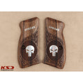 KSD Brand Cz Compact CZ 75 - 85 CZ P-01- P100 - C100 - T100 - P, Turkish Walnut Grips