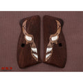 KSD Brand Cz Compact CZ 75 - 85 CZ P-01- P100 - C100 - T100 - P, Turkish Walnut Grips