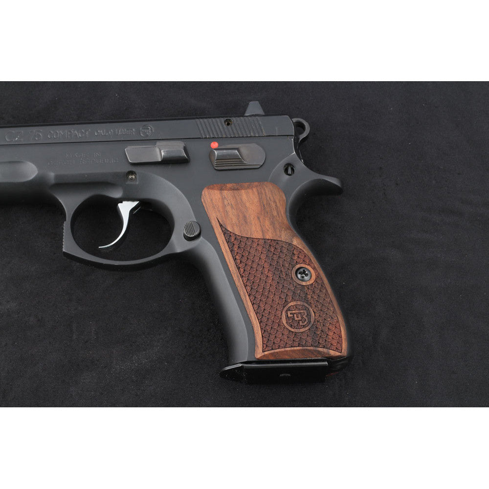 KSD Brand Cz Compact CZ 75 - 85 CZ P-01- P100 - C100 - T100 - P, Turkish Walnut Grips