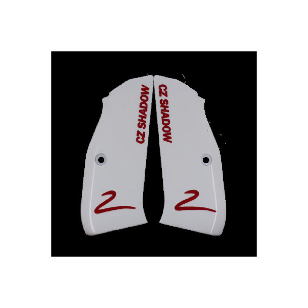 KSD Brand Cz Shadow 2, Acrylic White Grips