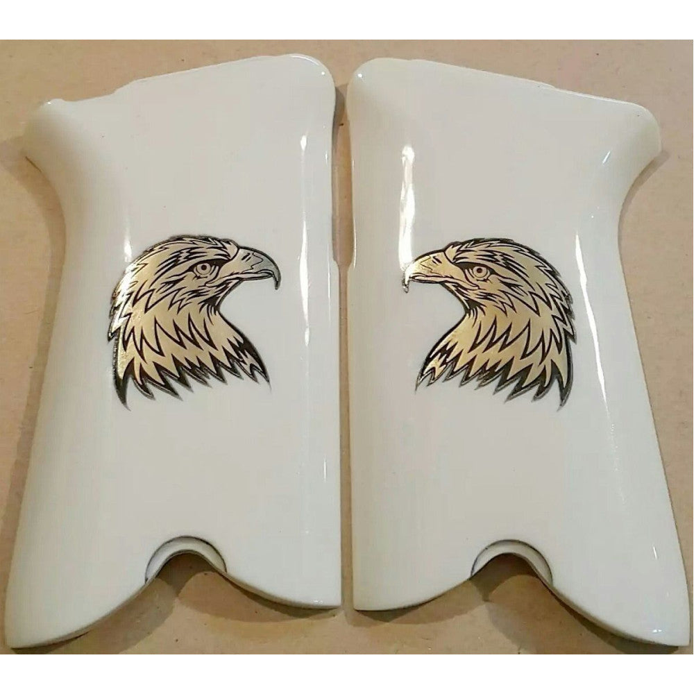 KSD Brand Ruger P85, P89, P90, P91, Acrylic Ivory Grips