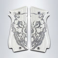 KSD Brand SAR (Sarsýlmaz) K2 45, K2 45 C, Acrylic White Grips