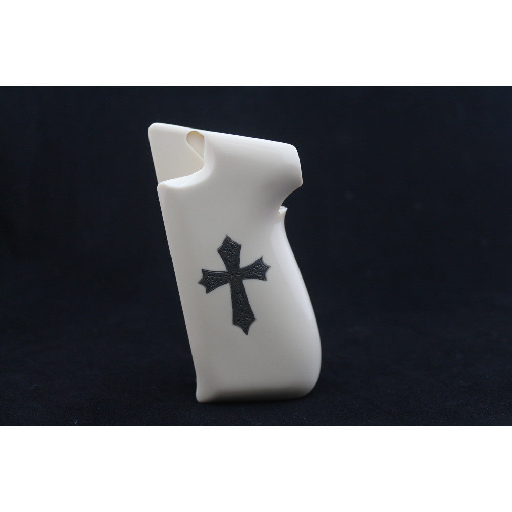 KSD Brand Sig P210-1 / P210-2 / P210-4 / P210-5 / P210-6 / DK M4, Acrylic Ivory Grips