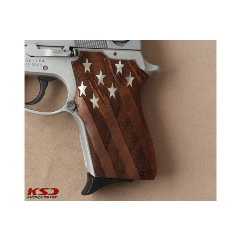 KSD Brand Smith Wesson 3913 TSW, Turkish Walnut Grips