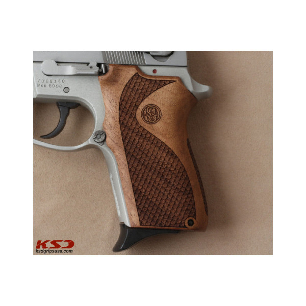 KSD Brand Smith Wesson 3913 TSW, Turkish Walnut Grips