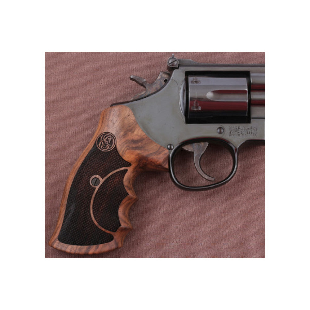KSD Brand Smith Wesson N Frame Round Butt, Turkish Walnut Grips