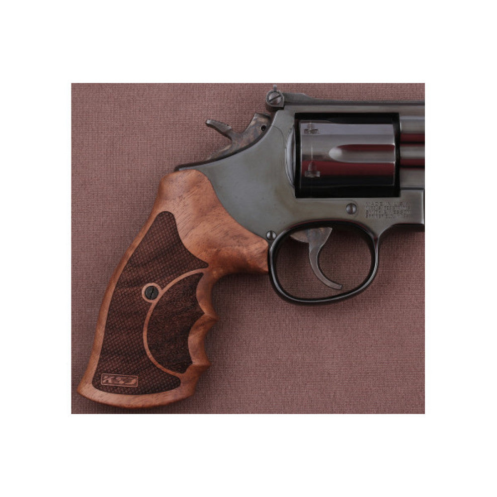 KSD Brand Smith Wesson N Frame Round Butt, Turkish Walnut Grips