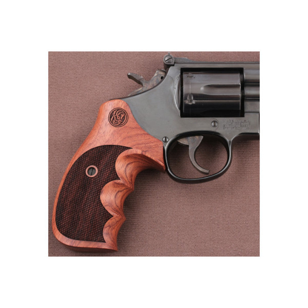 KSD Brand Smith Wesson N Frame Round Butt, Rosewood Grips