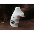 KSD Brand Smith Wesson N Frame Round Butt, Acrylic White Grips