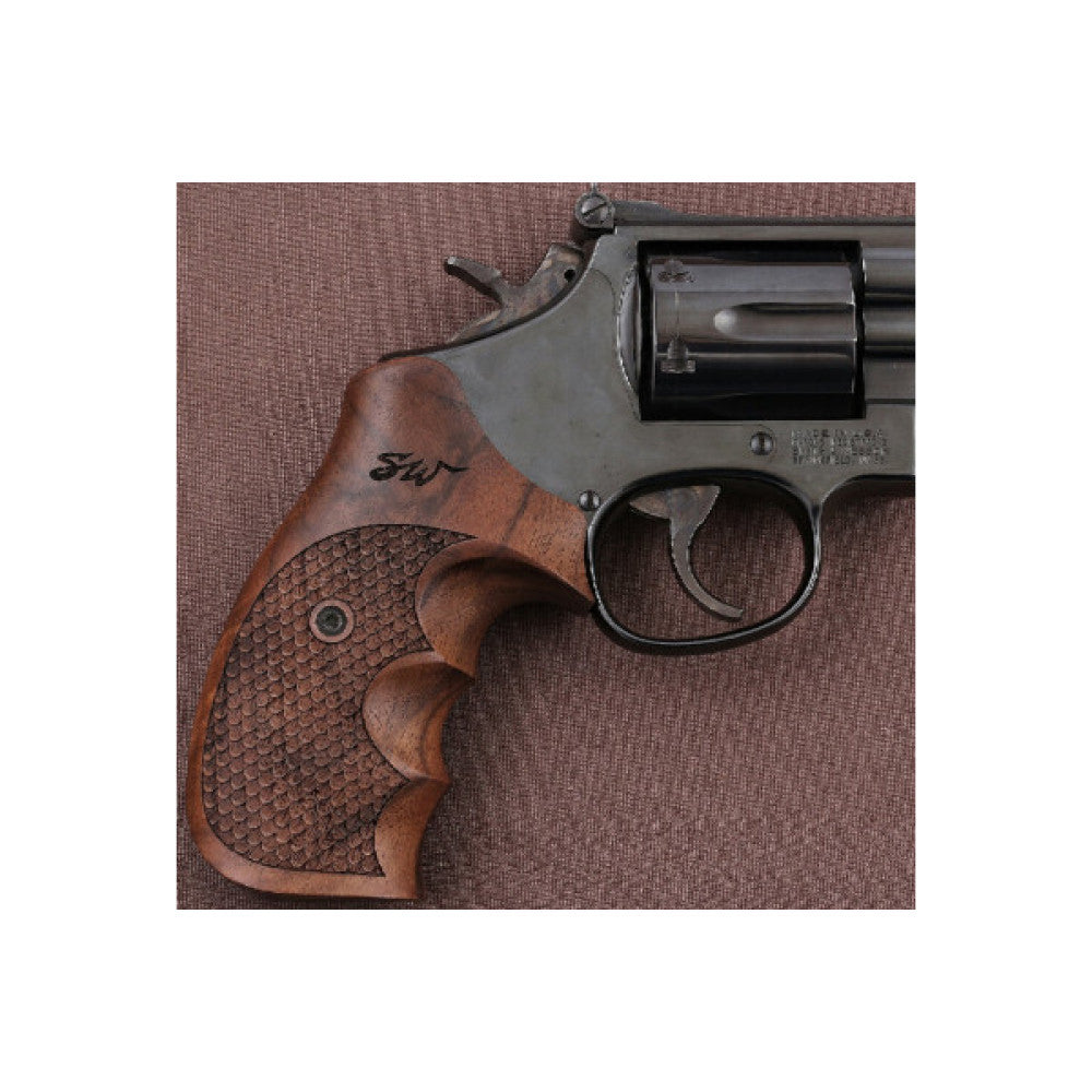 KSD Brand Smith Wesson N Frame Round Butt, Turkish Walnut Grips