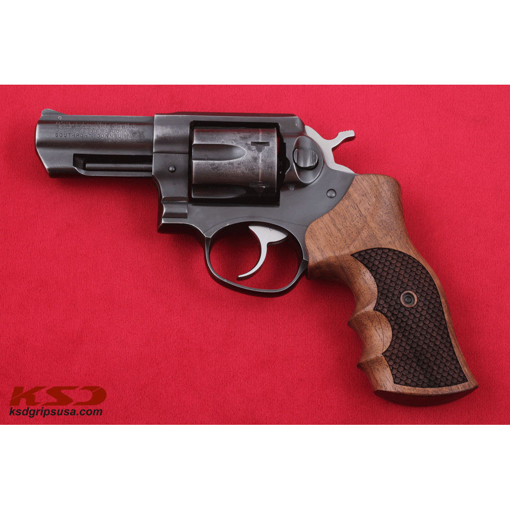 KSD Brand Ruger GP100, Turkish Walnut Grips